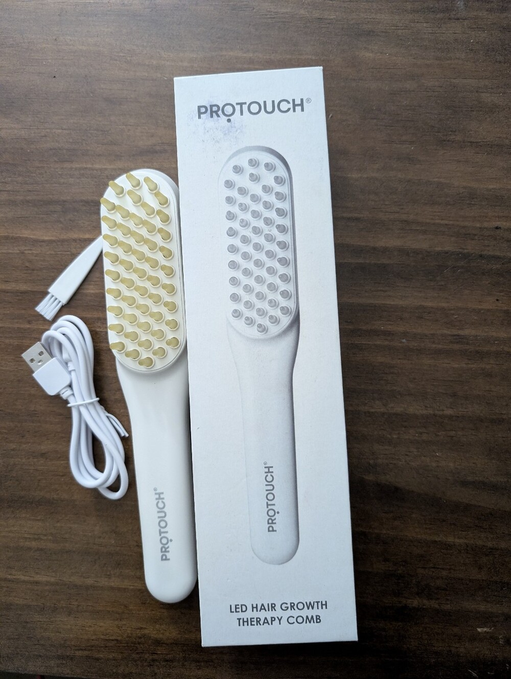 ProTouch LED Hair Growth Therapy Comb - White
